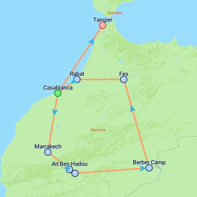 Reiseroute
